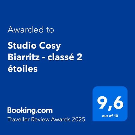 Studio Cosy Biarritz - Classe 2 Etoiles Экстерьер фото